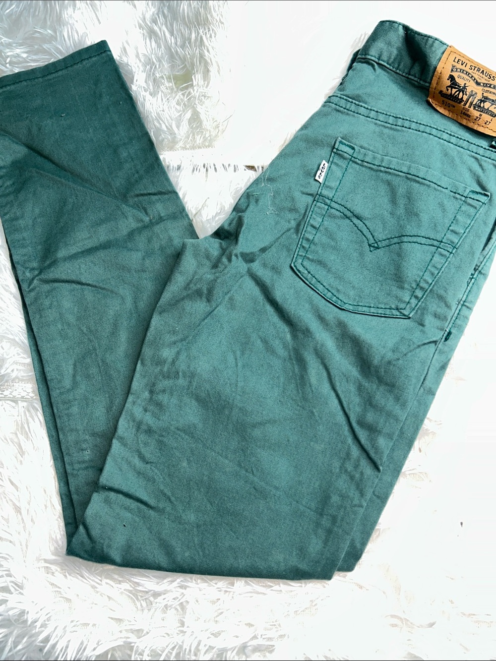 Levi's Girl Teal Green Straight-Leg Girls 05-20-03